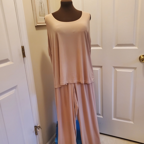 * Slinky Brand Plus Size 2 pc pant set, 1X - Picture 3 of 8